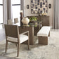 Oakland Wood Arm Chair in Brunette