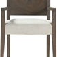 Oakland Wood Arm Chair in Brunette