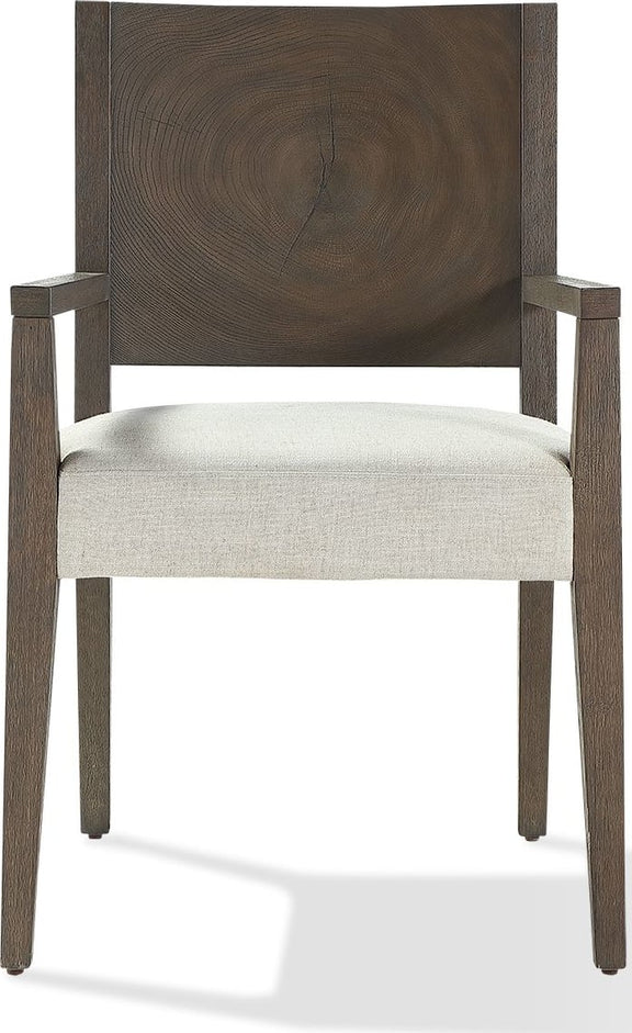 Oakland Wood Arm Chair in Brunette