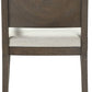 Oakland Wood Arm Chair in Brunette