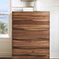 Ocean Five Drawer Solid Wood Chest in Natural Sengon (2024)