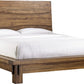 Ocean California King-size Solid Wood Platform Bed in Natural Sengon