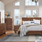 Ocean Two Drawer Solid Wood Nightstand in Natural Sengon