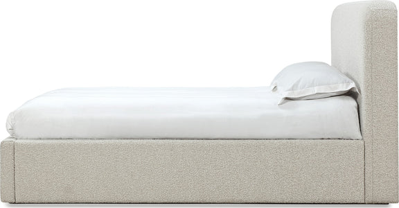 Off-White Queen-size Upholstered Platform Bed in Ricotta Boucle (2026)