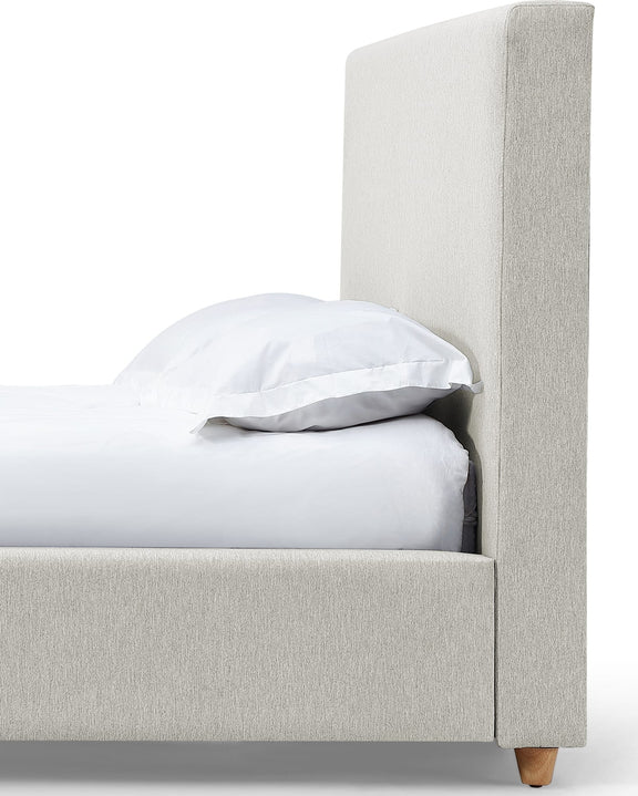 Olivia California King-Size Upholstered Headboard in Ivory (2026)