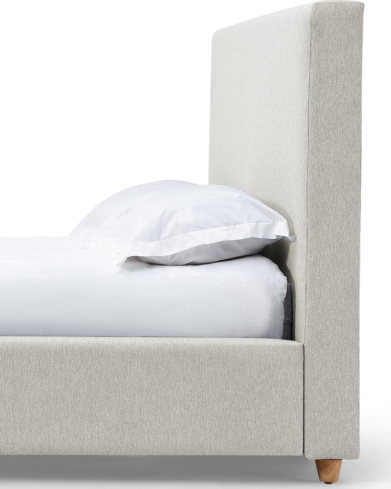 Olivia King-Size Upholstered Headboard in Ivory (2026)