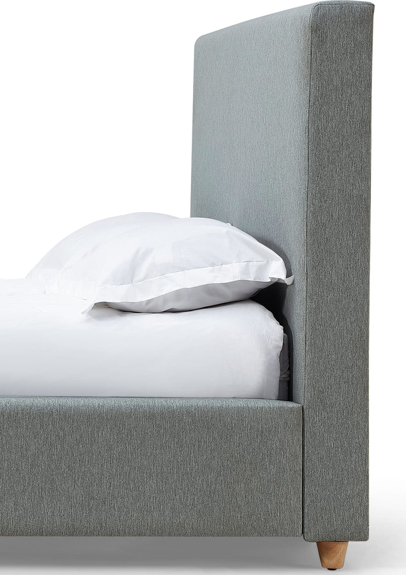 Olivia Queen-Size Upholstered Headboard in Pewter (2026)