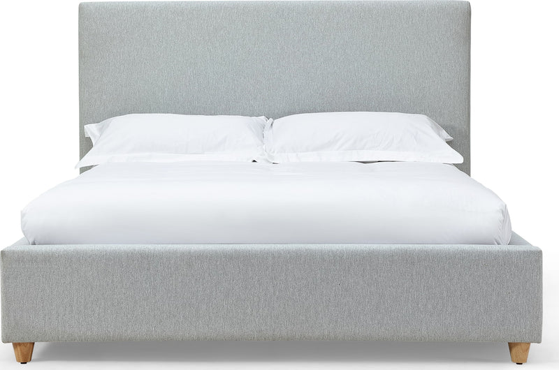 Olivia Queen-Size Upholstered Platform Bed in Linen (2026)