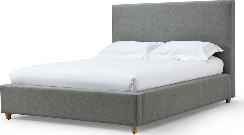 Olivia Full-Size Upholstered Platform Bed in Pewter (2026)