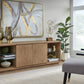 One Coastal Modern 74 inch TV Console in Bisque