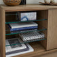 One Coastal Modern 74 inch TV Console in Bisque