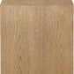 One Coastal Modern 74 inch TV Console in Brushed Stainless Steel and Bisque