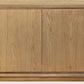One Coastal Modern 84 inch TV Console in Bisque