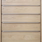 One Coastal Modern Five Drawer Chest in Bisque