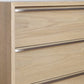One Coastal Modern Five Drawer Chest in Bisque
