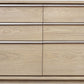 One Coastal Modern Six Drawer Dresser in Bisque