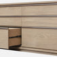 One Coastal Modern Six Drawer Dresser in Bisque