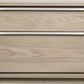 One Coastal Modern Two Drawer USB-Charging Nightstand in Bisque