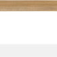 One Modern Coastal Live Edge Dining Table in White Oak