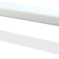 One Modern Coastal Slab Leg Upholstered Dining Bench in White Oak and White Pearl