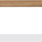 One Modern Coastal Writing Desk  in White Oak and Glass