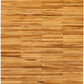 One Stone Wood Tile End Table in Onyx and Solid Teak