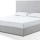 One Upholstered Modern Headboard in Cotton Ball Boucle (2026)