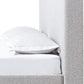 One Upholstered Modern Headboard in Cotton Ball Boucle (2026)