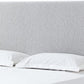 One Upholstered Modern Headboard in Cotton Ball Boucle (2026)