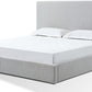 One Upholstered Platform Bed in Cotton Ball Boucle (2026)