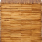 One Wood Tile Square End Table in Solid Teak
