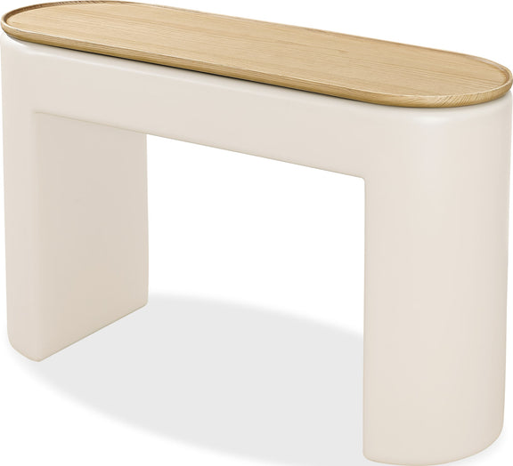 Oskar Lift Top Console Table in Barley