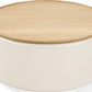 Oskar Lift Top Round Coffee Table in Barley