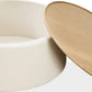 Oskar Lift Top Round Coffee Table in Barley