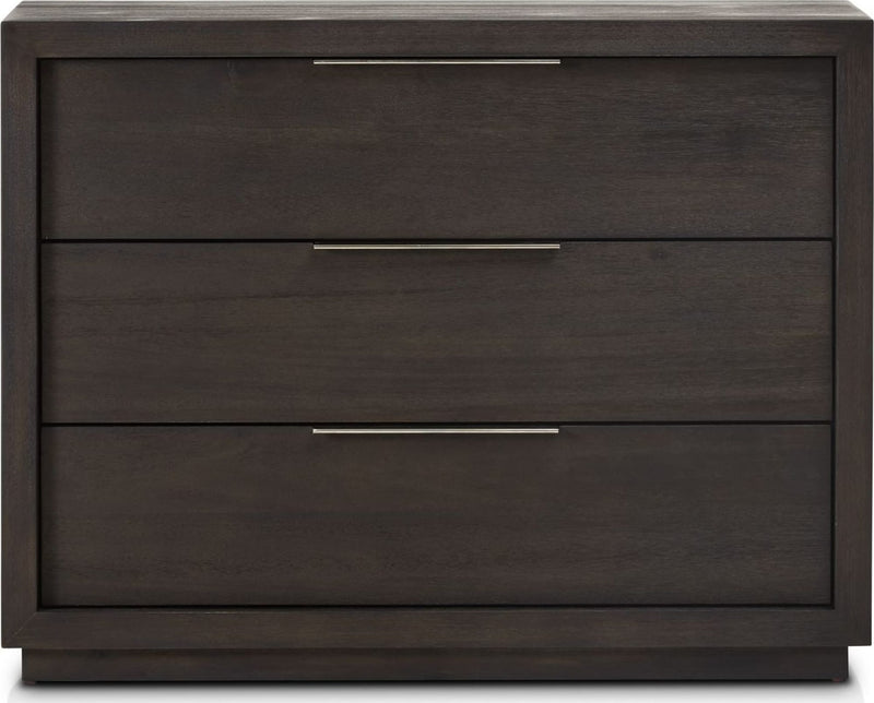 Oxford 3 Drawer Nightstand in Basalt Grey (2024)