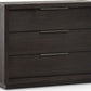 Oxford 3 Drawer Nightstand in Basalt Grey (2024)
