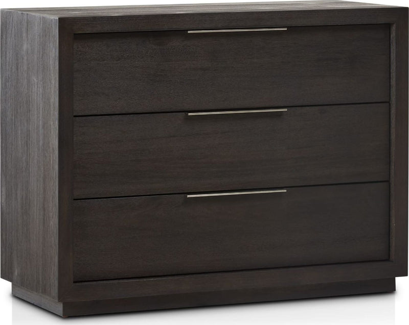Oxford 3 Drawer Nightstand in Basalt Grey (2024)