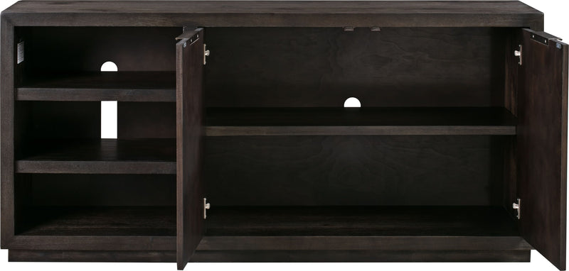 Oxford 64 inch Two Drawer Two Shelf Media Console in Basalt Grey