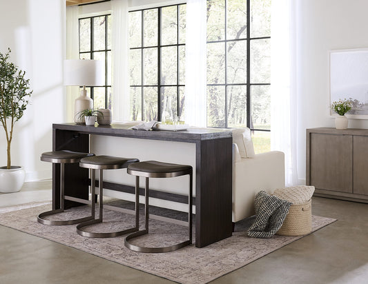 Oxford Backless Counter Stool in Davy's Grey