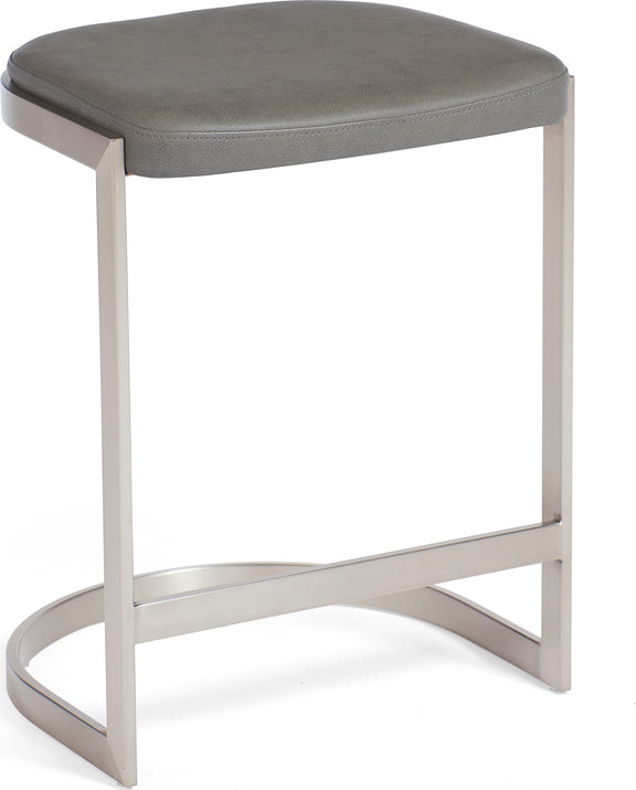 Oxford Backless Counter Stool in Davy's Grey
