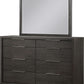 Oxford Eight Drawer Dresser in Basalt Grey (2024)