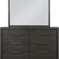 Oxford Eight Drawer Dresser in Basalt Grey (2024)