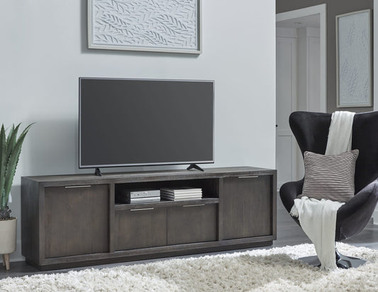 Oxford Entertainment Console 84W in Basalt Grey