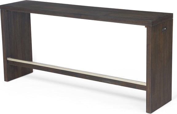 Oxford Gathering Table with USB/Power in Basalt Grey