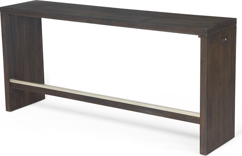 Oxford Gathering Table with USB/Power in Basalt Grey