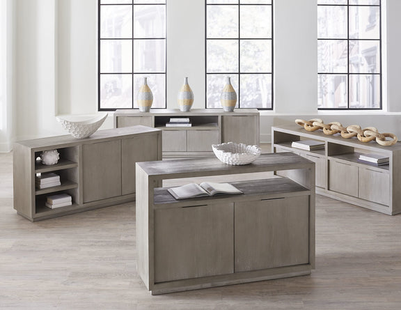 Oxford Media Console 84 inch in Mineral