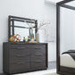Oxford Mirror in Basalt Grey