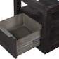 Oxford One Drawer End Table in Basalt Grey