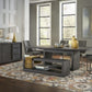 Oxford Rectangular Dining Table in Basalt Grey