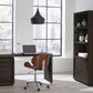 Oxford Single Pedestal Desk in Basalt Grey